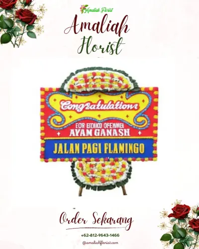 Bunga Papan Congratulation di Piyanggang